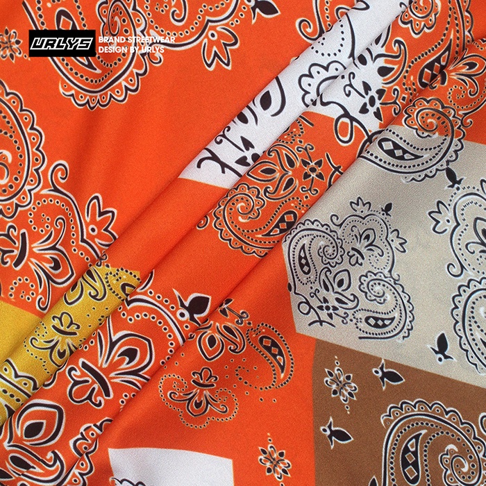 Áo sơ mi tay ngắn nam nữ URLYS form rộng sơ mi họa tiết tay lỡ cổ vest unisex ulzzang USM601