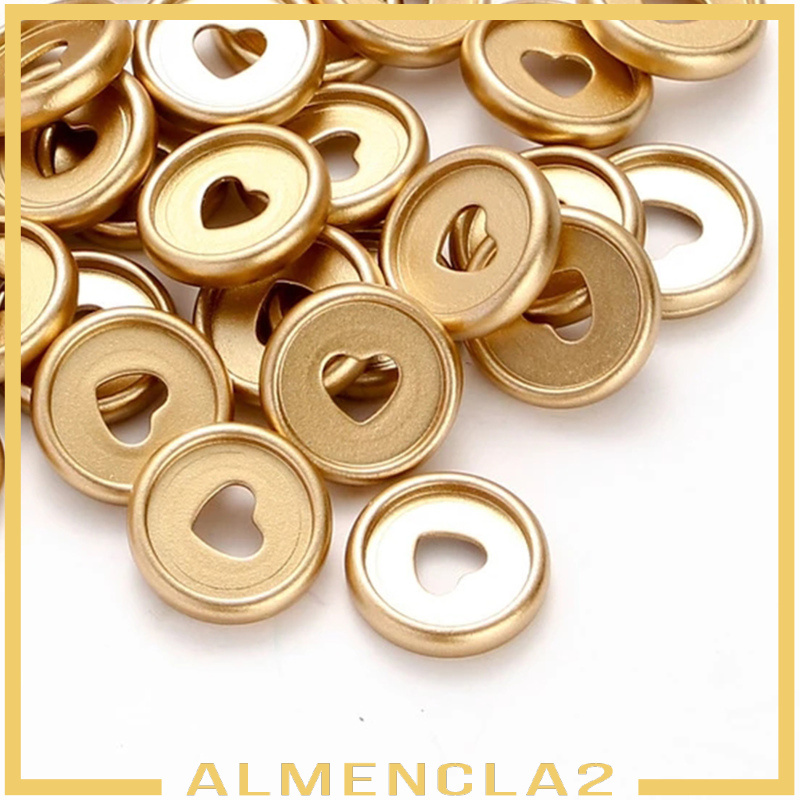 [ALMENCLA2]50Pcs Binder Ring Inner Pages Binding Buckles Paper Binders Discs