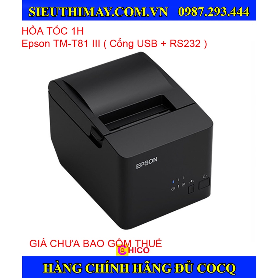 Máy in hóa đơn Epson TM-T81 III  Máy in bill Nhật Bản Bền nhất hiện nay