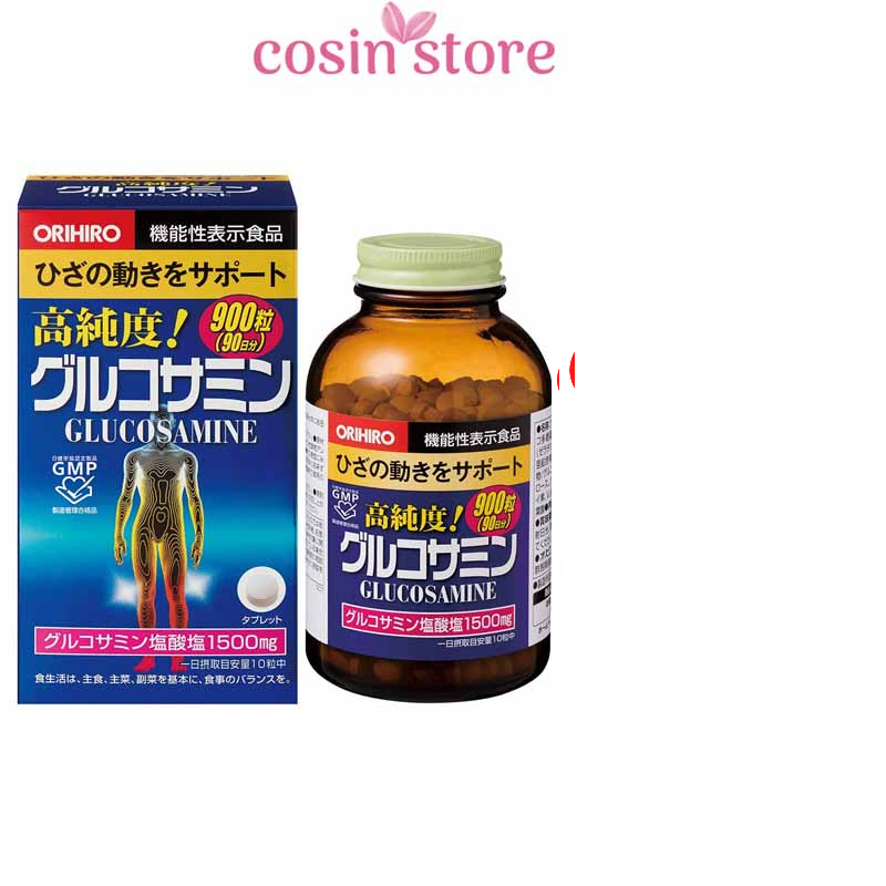 Viên Uống Glucosamine Orihiro Nhật Bản 900 Viên - Tốt cho Xương Khớp