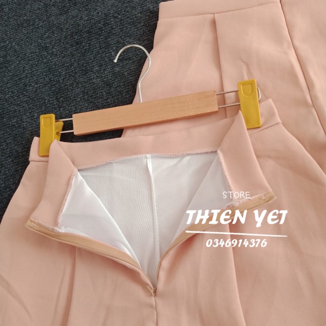 Chân váy ngắn phối ren hình thật | BigBuy360 - bigbuy360.vn