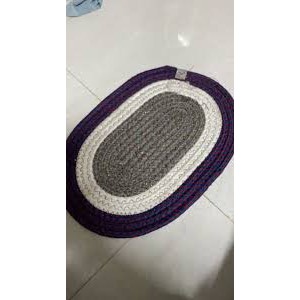 Thảm chùi chân thổ cẩm hình OVAN HÀNG HANDMADE