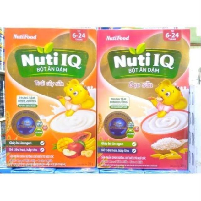 Bột ăn dặm nuti IQ 200g