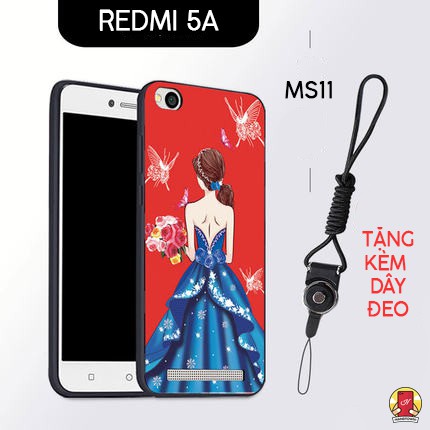 Xiaomi redmi 5a | Ốp lưng xiaomi redmi 5a cao su viền in hình đẹp mắt tặng kèm dây đeo (Phần 2)