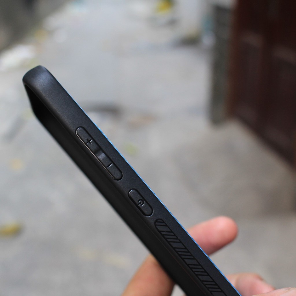 Xiaomi Mi 8 EE , Mi 8 Pro <> Ốp lưng vải jean khắc hình Umbrella 3D