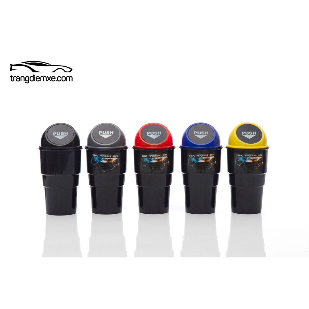 Thùng Rác Mini Nắp Rời - Thùng Rác Ô Tô Có Nắp Đậy 6 By-077