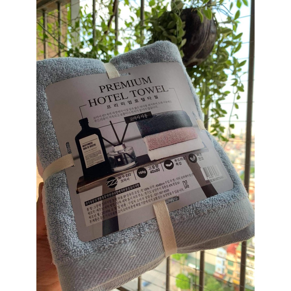 Khăn tắm Face Premium - hàng xuất Hàn dư xịn, chất cotton 100%