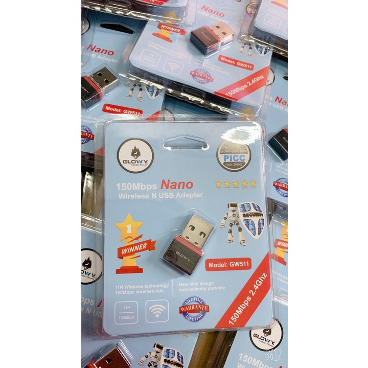 USB WIFI LB-LINK thu wifi cho máy tính bàn, laptop - Bảo hành Chính hãng 24 tháng !!!