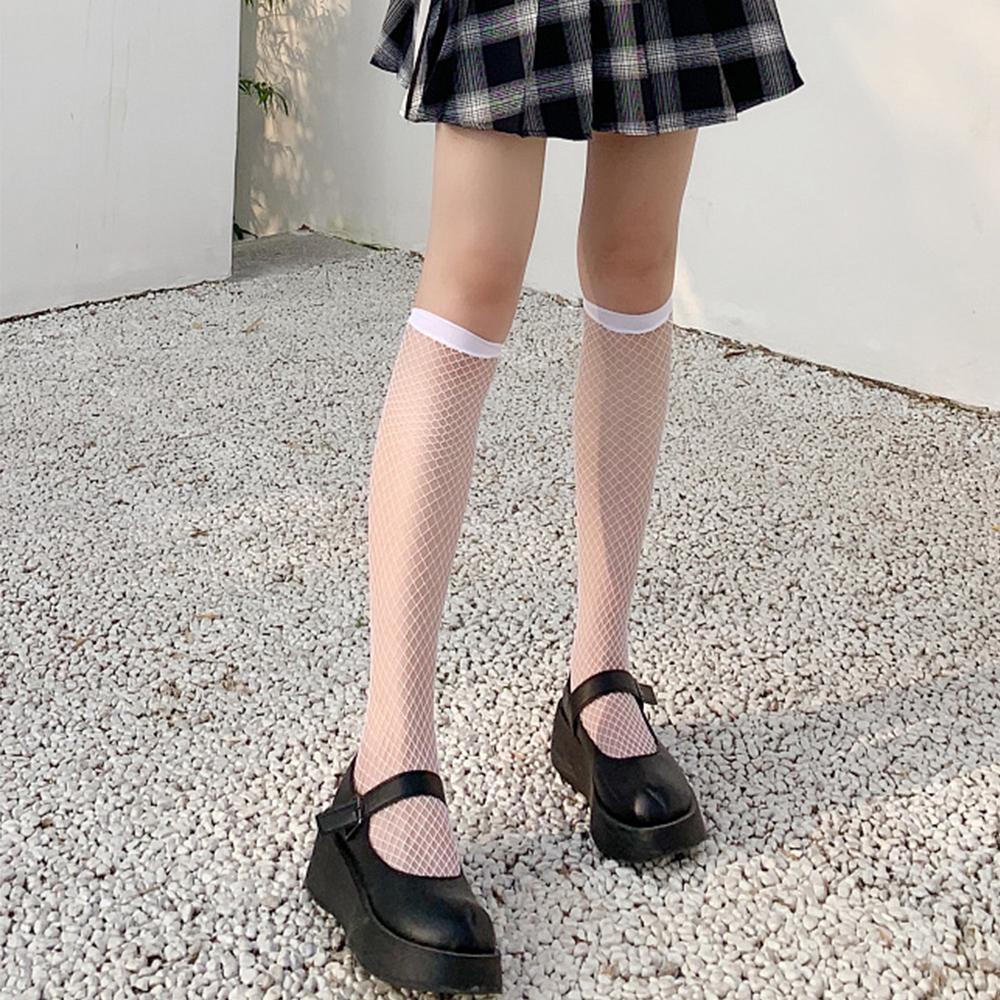Tất Lưới Đen Trắng Hợp Thời Trang VANES1