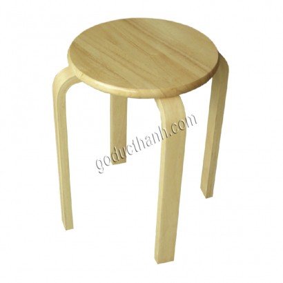 Ghế tròn chân dẹp gỗ Đức Thành 31061