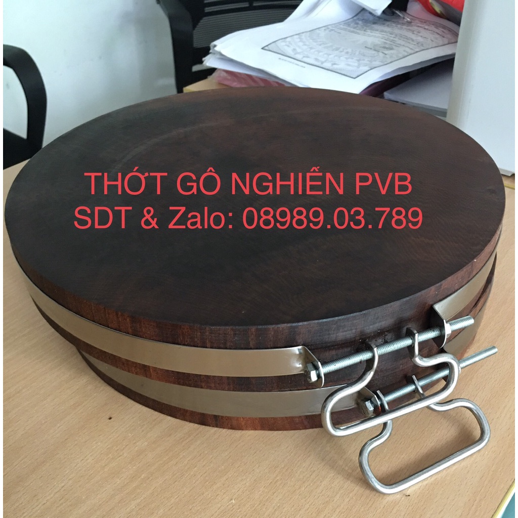 THỚT GỖ NGHIẾN PVB NÚI ĐÁ THANH HÓA CHẤT LƯỢNG CAO ĐƯỜNG KÍNH 30CM DÀY 4CM