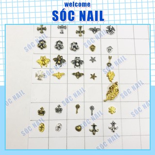 Charm Kim Loại Gắn Móng Tay, Charm Kim Loại Siêu Rẻ