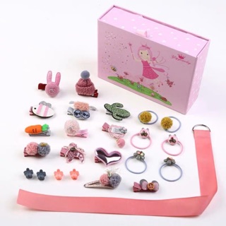 HỘP KẸP TÓC SET 24 CHI TIẾT XINH XẮN CHO BÉ GÁI