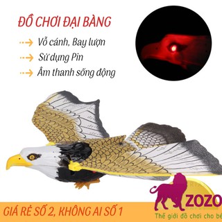 Đại bàng bay💞FREESHIP💞đồ chơi chim đại bàng-đại bàng vỗ cánh có đèn led và âm thanh chân thật hàng Quảng Châu cao cấp