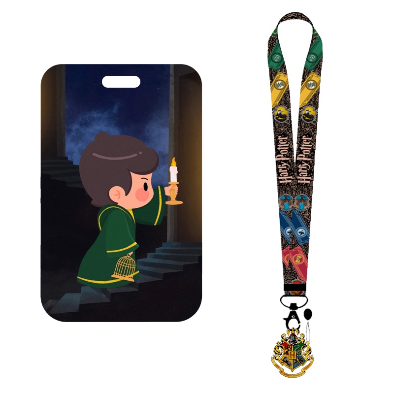 Ví Đựng Thẻ ID Họa Tiết Hoạt Hình Harry Potter Cho Học Sinh Giá Đỡ
