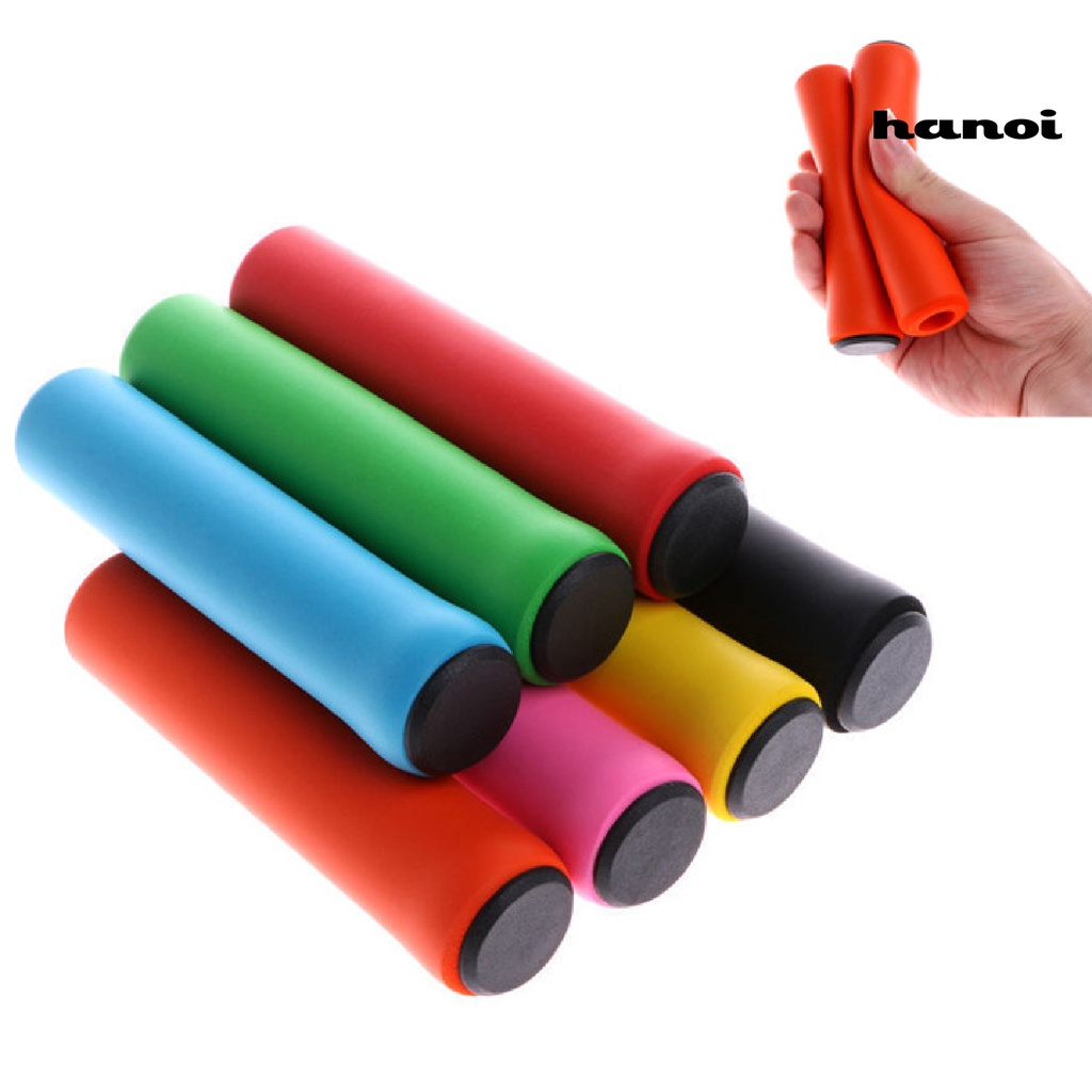 1 Cặp Vỏ Bọc Tay Lái Xe Đạp Leo Núi Bằng Silicon Mềm Siêu Nhẹ Chống Trượt