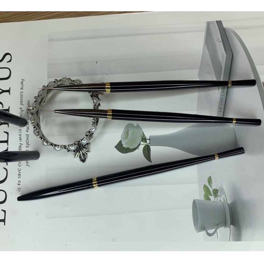 Cọ Nét Cán Đen Siêu Đẹp 9mm Lông Tự Nhiên Siêu Mượt