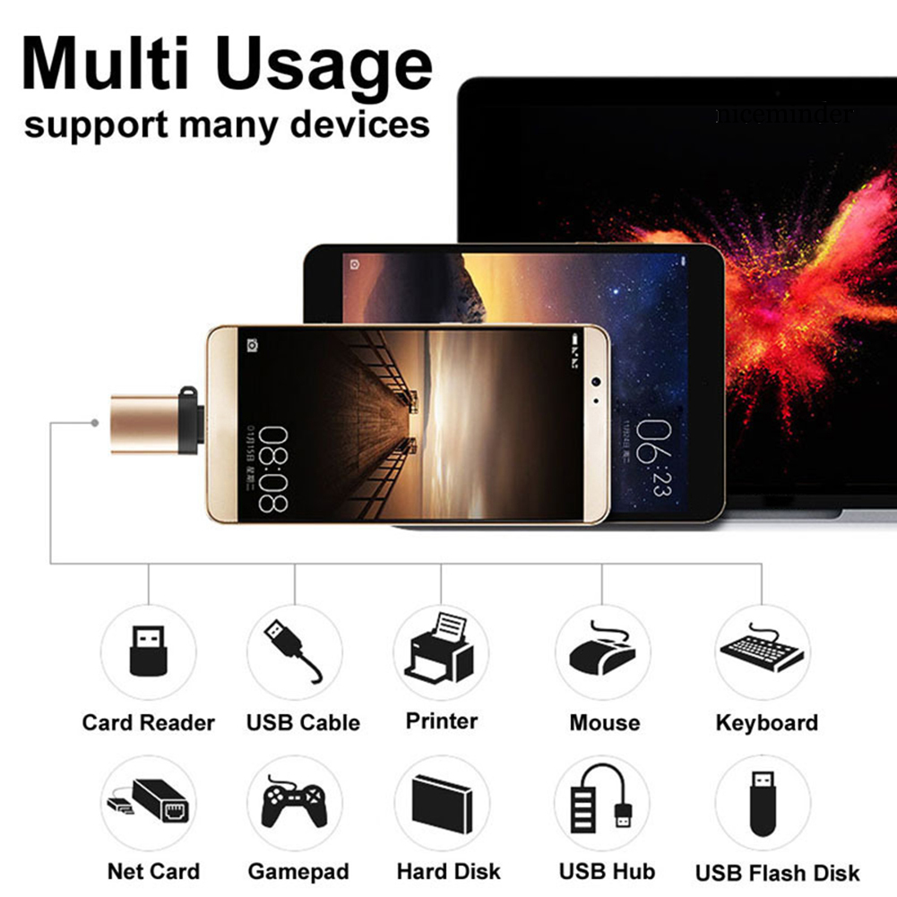 Đầu Chuyển Đổi NM USB 3.0 Type-C Đực Sang Cái OTG Cái