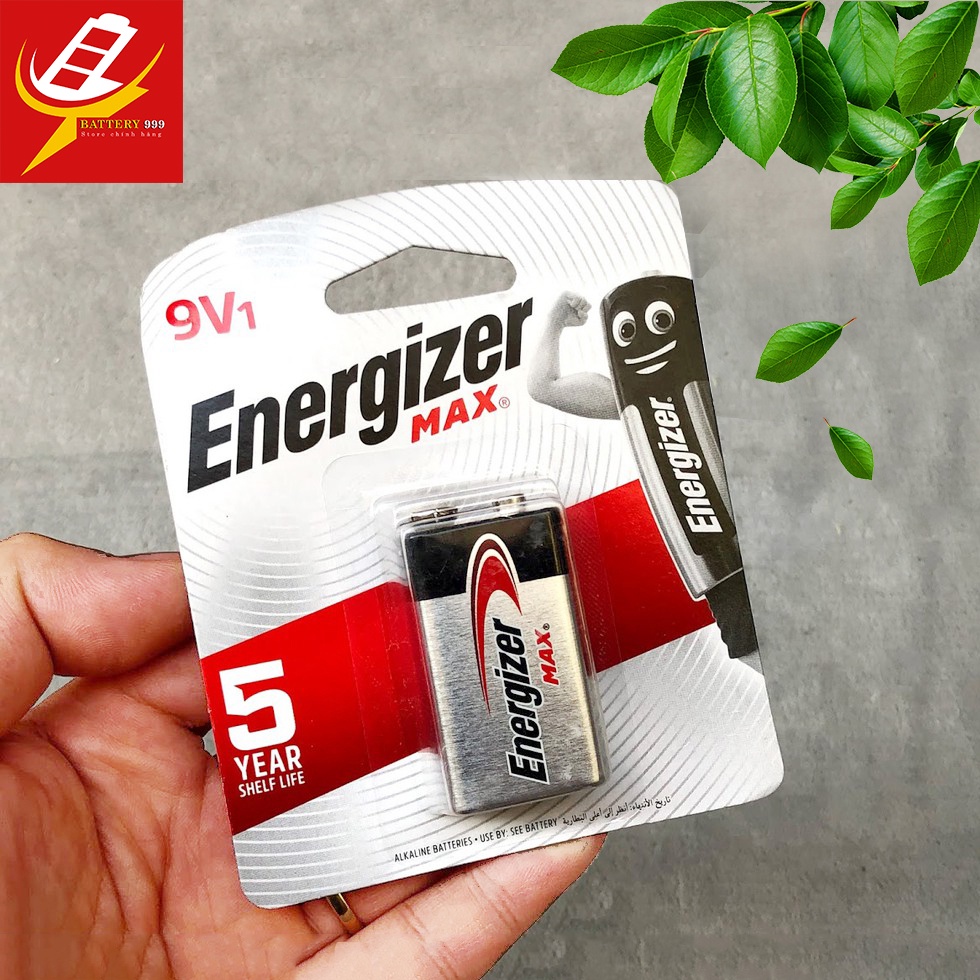 Pin 9V Energizer ( Pin Vuông 9V ) 6LF22 - Hàng Chính Hãng