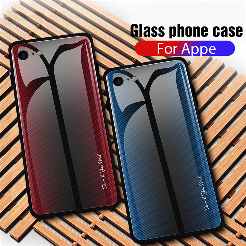 Ốp lưng điện thoại Carbon Fiber dành cho iPhone 8 7 6s 6 Plus X XR XS MAX iPhone7 iPhone8 7plus i8