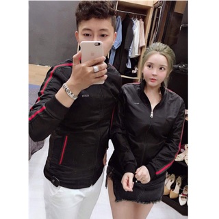 ÁO KHOÁC DÙ NAM NỮ CỔ TRỤ KIỂU IN GUCCI
