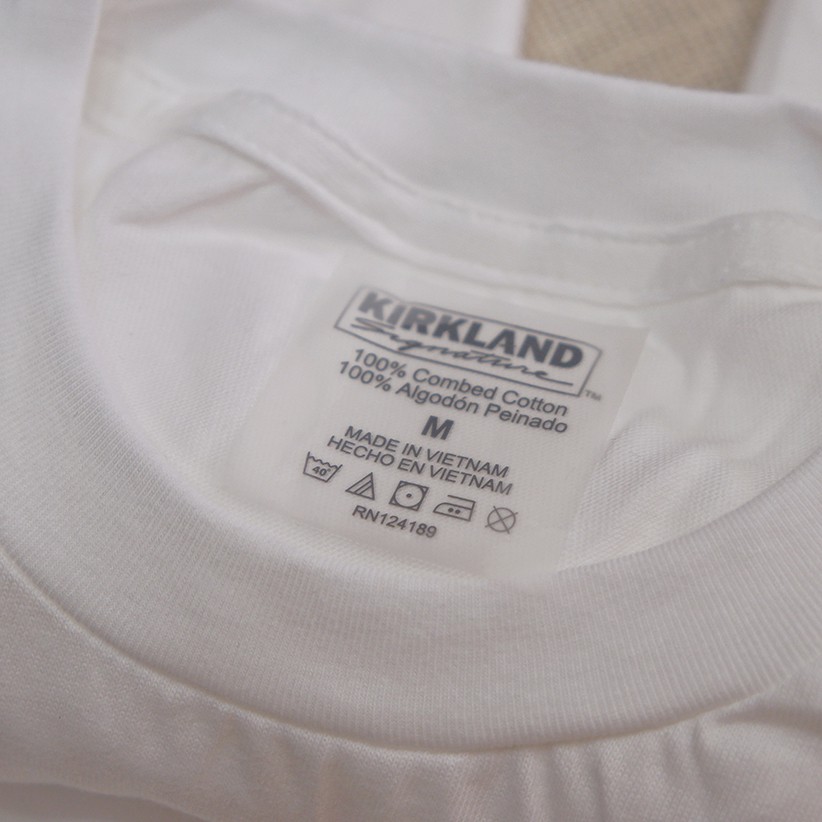 Áo phông, áo thun Kirkland nam nữ chính hãng 100% cotton hàng xuất VNXK