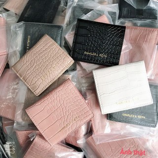 Ví nữ ngắn gấp gọn fullbox da rắn