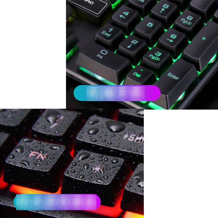 (có video) Bàn phím game thủ Divipard GK-50 LED Rainbow