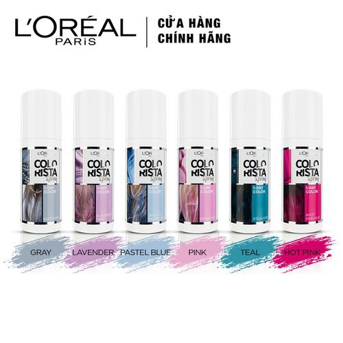 Xịt nhuộm tóc tạm thời L'Oreal Paris Colorista 75ml