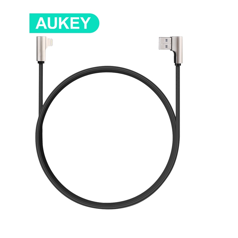 Dây cáp sạc nhanh AUKEY CB-BAL6 2.4A USB-A TO Lightning dây sạc 1.2m APPLE MFI chứng nhậncho iPhone 14 13 pro 12 Xs Max Xr X 8 7 Plus iPad