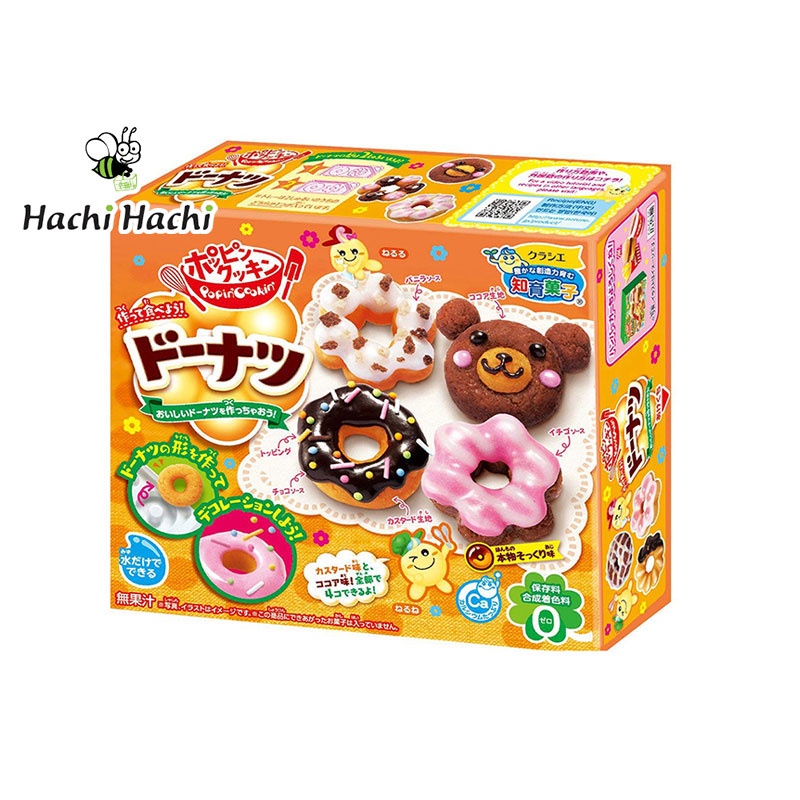 BỘ POPIN COOKIN LÀM BÁNH DONUT KRACIE ĂN ĐƯỢC 38G - Hachi Hachi Japan Shop