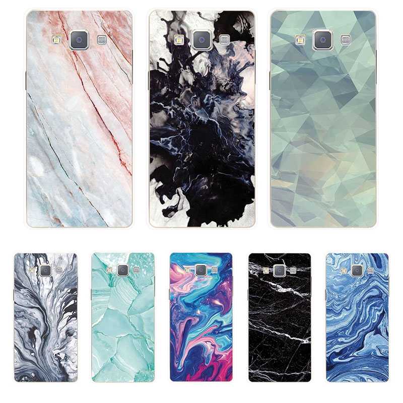 Ốp Lưng Samsung A3 A5 A7 2015 TPU mềm Case đá granit