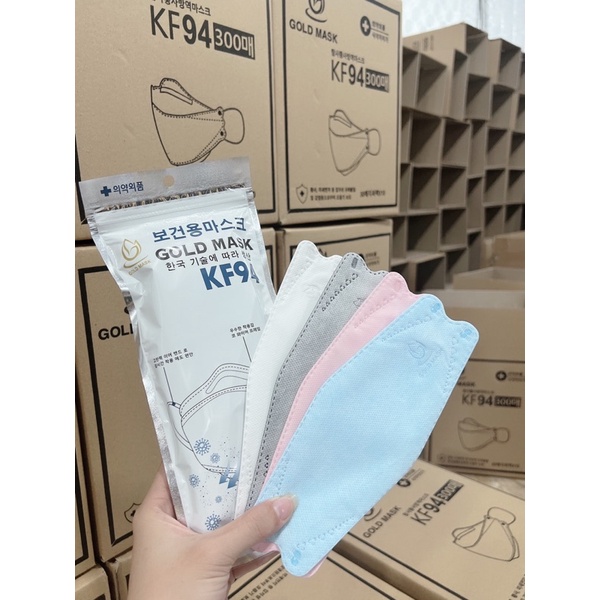 Khẩu Trang 4D KF94 GOLD MASK( Số lượng 50 chiêc )