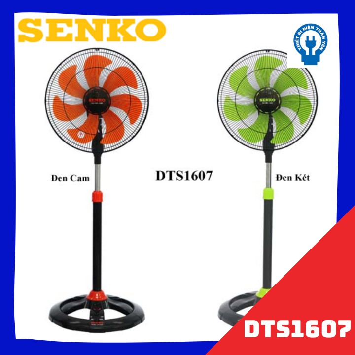 Quạt đứng ống sắt F23 Senko DTS1607--Bảo Hành 2 năm