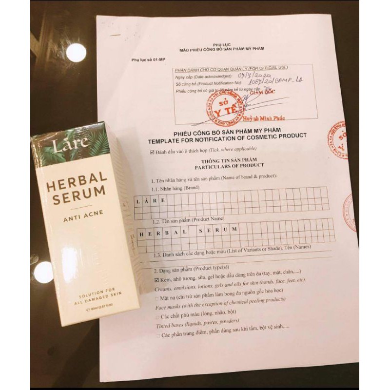 COMBO 5 chai serum Láre
