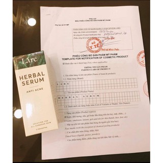Combo 5 chai serum láre