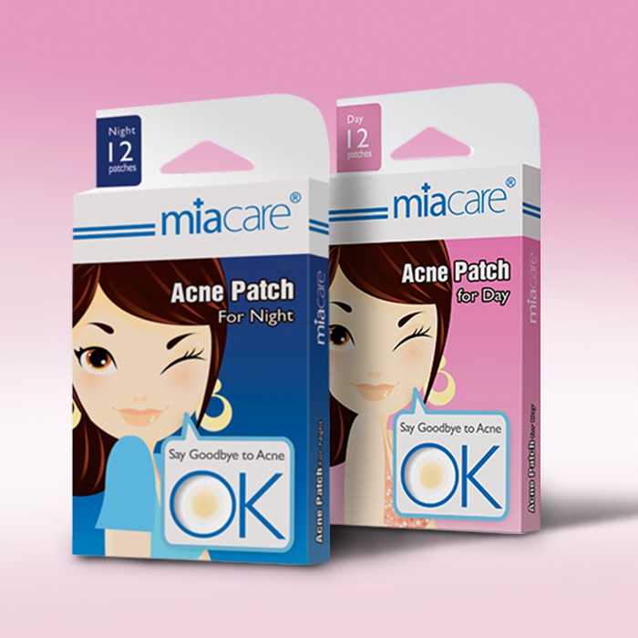 Hộp miếng dán mụn Miacare ban đêm 12 miếng | BigBuy360 - bigbuy360.vn