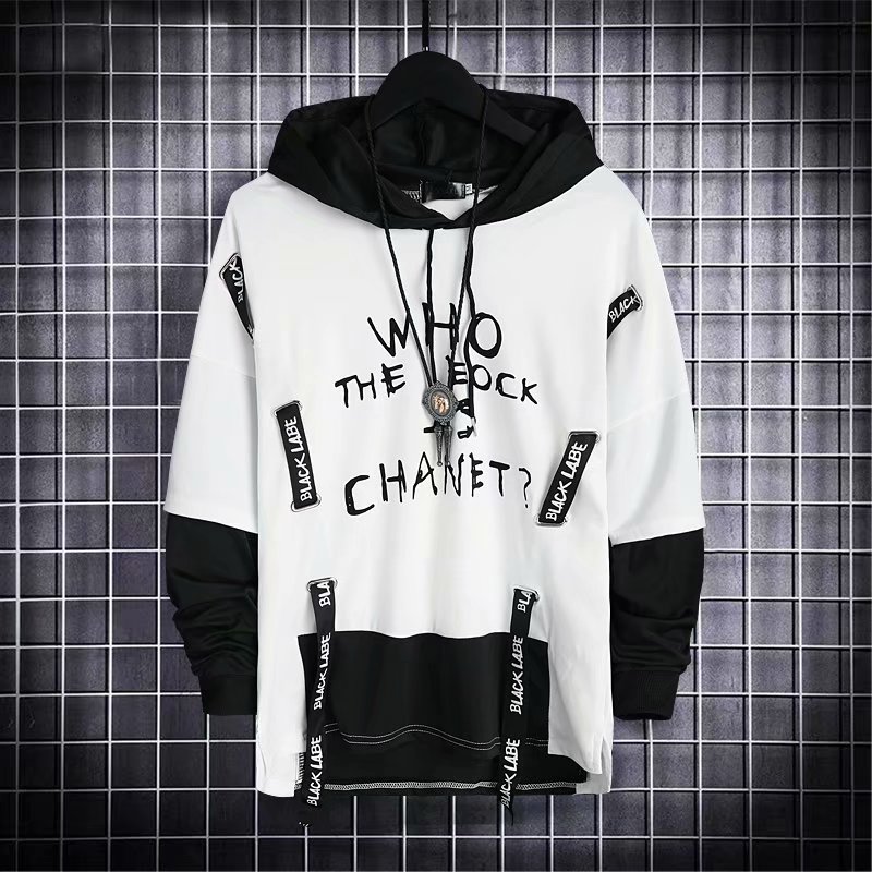 Áo Hoodie Nam Giả Hai Lớp In Chữ Tiếng Anh (2 Màu) (S-3Xl) | BigBuy360 - bigbuy360.vn