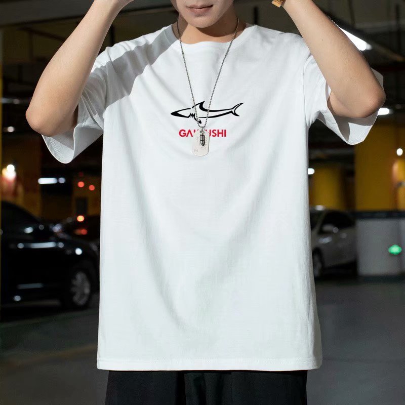 Men's Fashion Cartoon Print Short Sleeve T-shirt