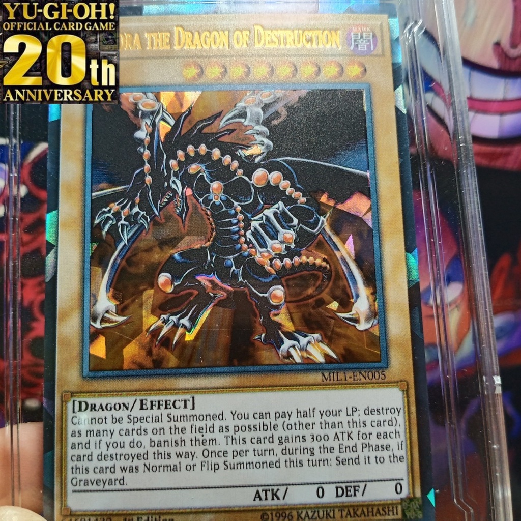 Thẻ Yugi lá Gandora the Dragon of Destruction Rồng Hủy Diệt Gan do ra Yugioh 1458 D5 58