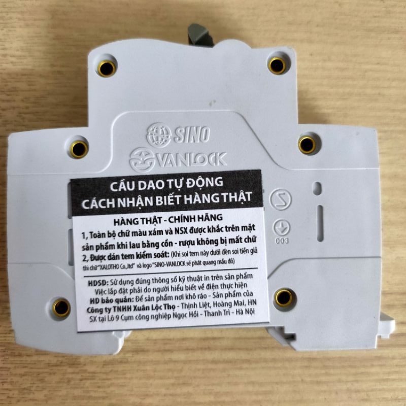 Cầu dao tự động , MCB , CB tép 1P dòng cắt 4,5kA PS45N SINO