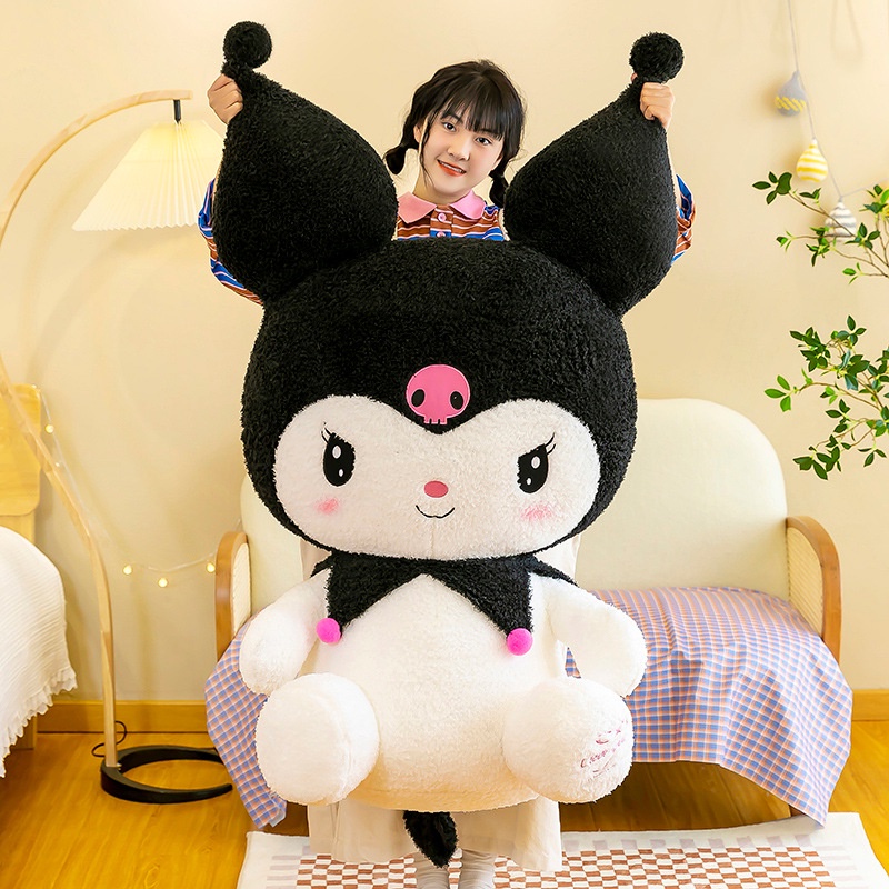 SANRIO Thú Nhồi Bông Hình Kuromi Phong Cách Lolita Dễ Thương