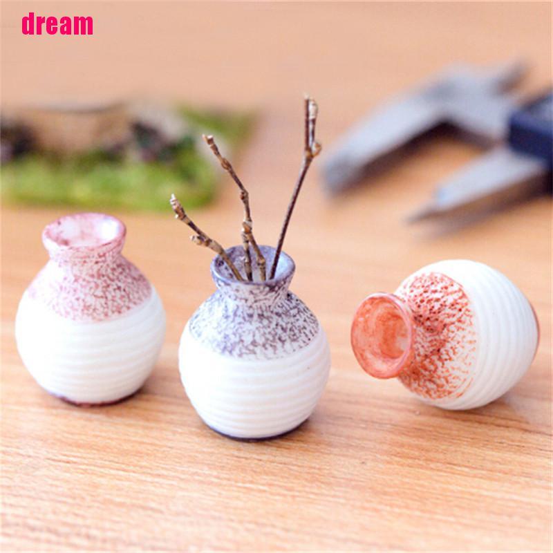 Bình Hoa Sứ mini Trang Trí Nhà Búp Bê