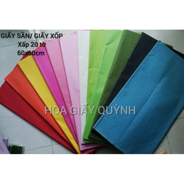Set 5 tờ giấy sần