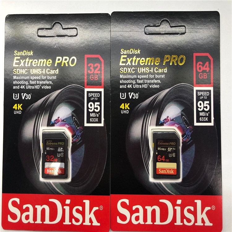 Thẻ nhớ Micro SD Sandisk 128GB 64GB 32GB 16GB Extreme Pro upto 170MB/s cho máy ảnh quay phim