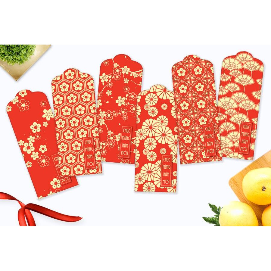 Combo 50 Bao Lì Xì 2018