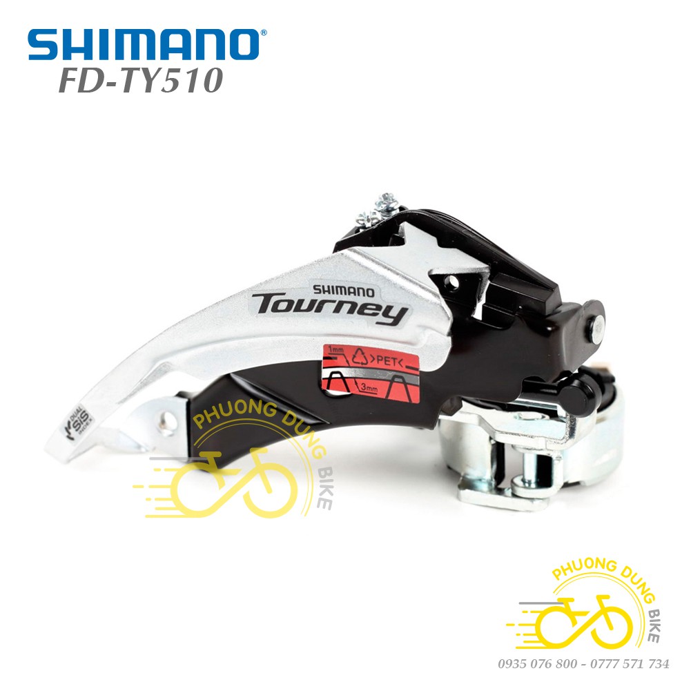Sang đĩa  xe đạp SHIMANO TOURNEY FD TY510 - Hàng chính Hãng