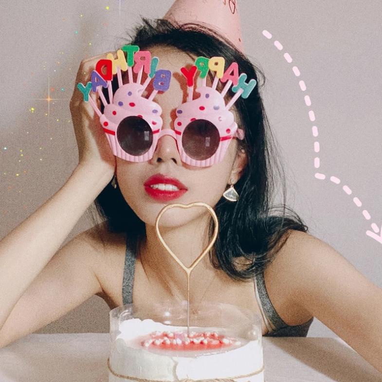 Kính Happy Birthday Mắt Kính Sinh Nhật Vui Nhộn D77