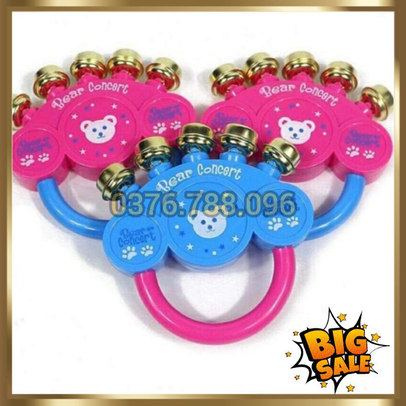 Đồ chơi cho trẻ sơ sinh xúc xắc lục lạc treo nôi 5 chuông