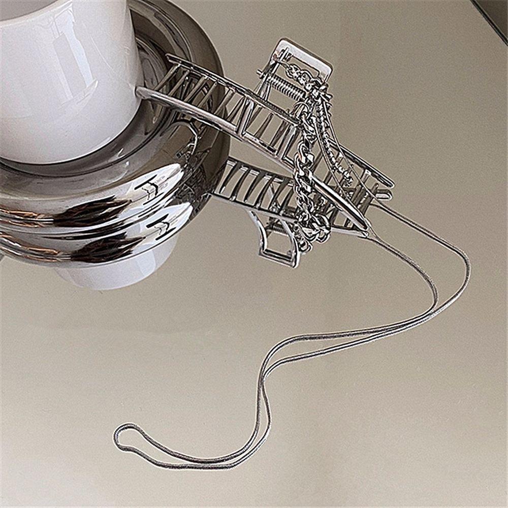 Kẹp Tóc Móng Vuốt Hình Học Đơn Giản Thanh Lịch Phong Cách Hàn Quốc Cho Nữ